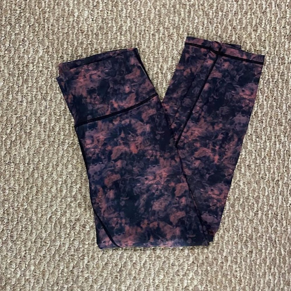 Zyia Active Red Smokey Hendrix Luxe Leggings